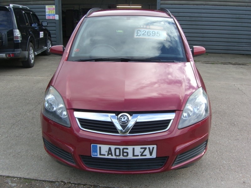 View VAUXHALL ZAFIRA 16V CLUB