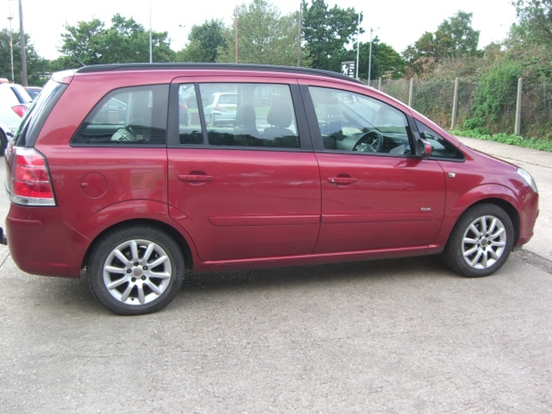 View VAUXHALL ZAFIRA 16V CLUB